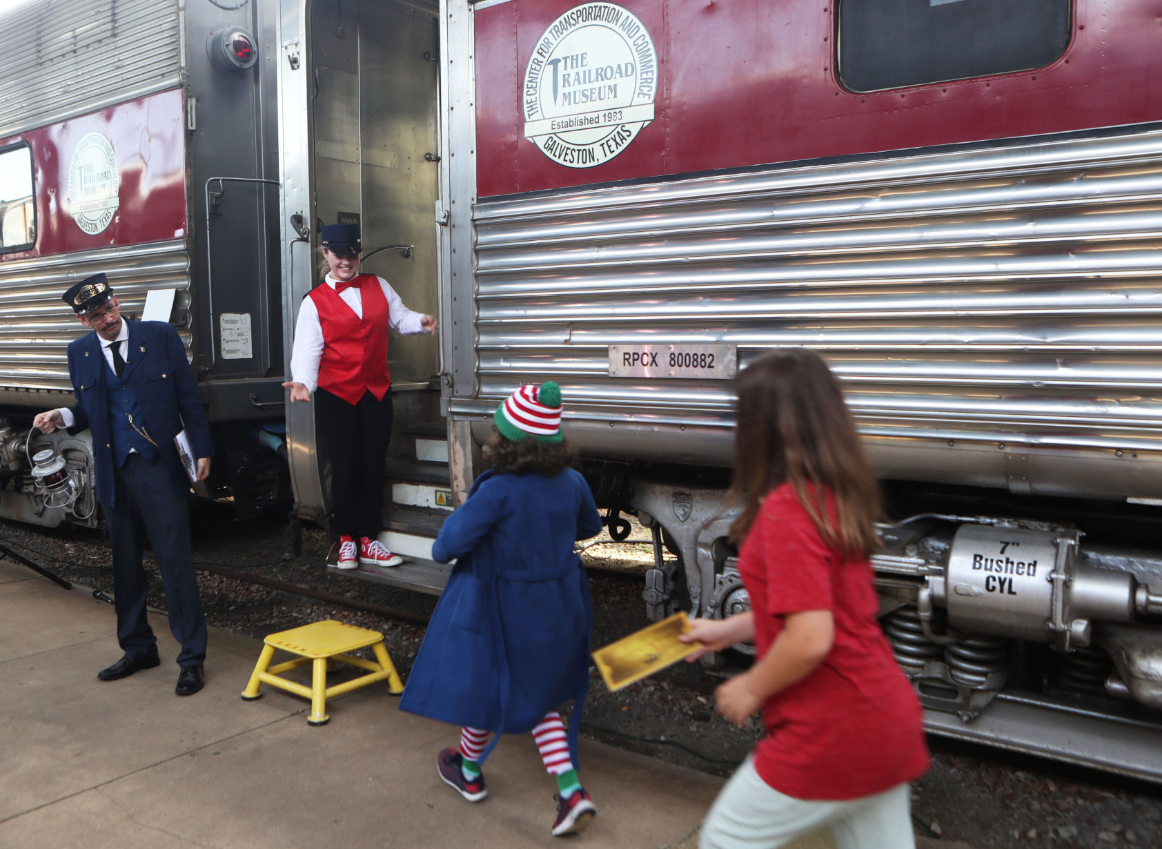 Polar Express ride during Christmas